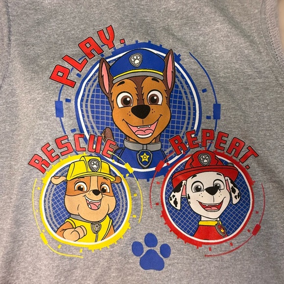 PAW Patrol Boys Tee and Short Outfit Kids 3PC Clothing Set size 5/6 - Picture 2 of 14